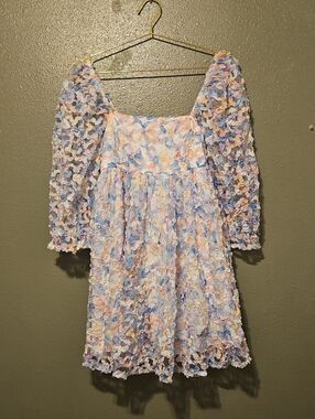 Storia Sherbert 3D Flower/Butterfly Dress